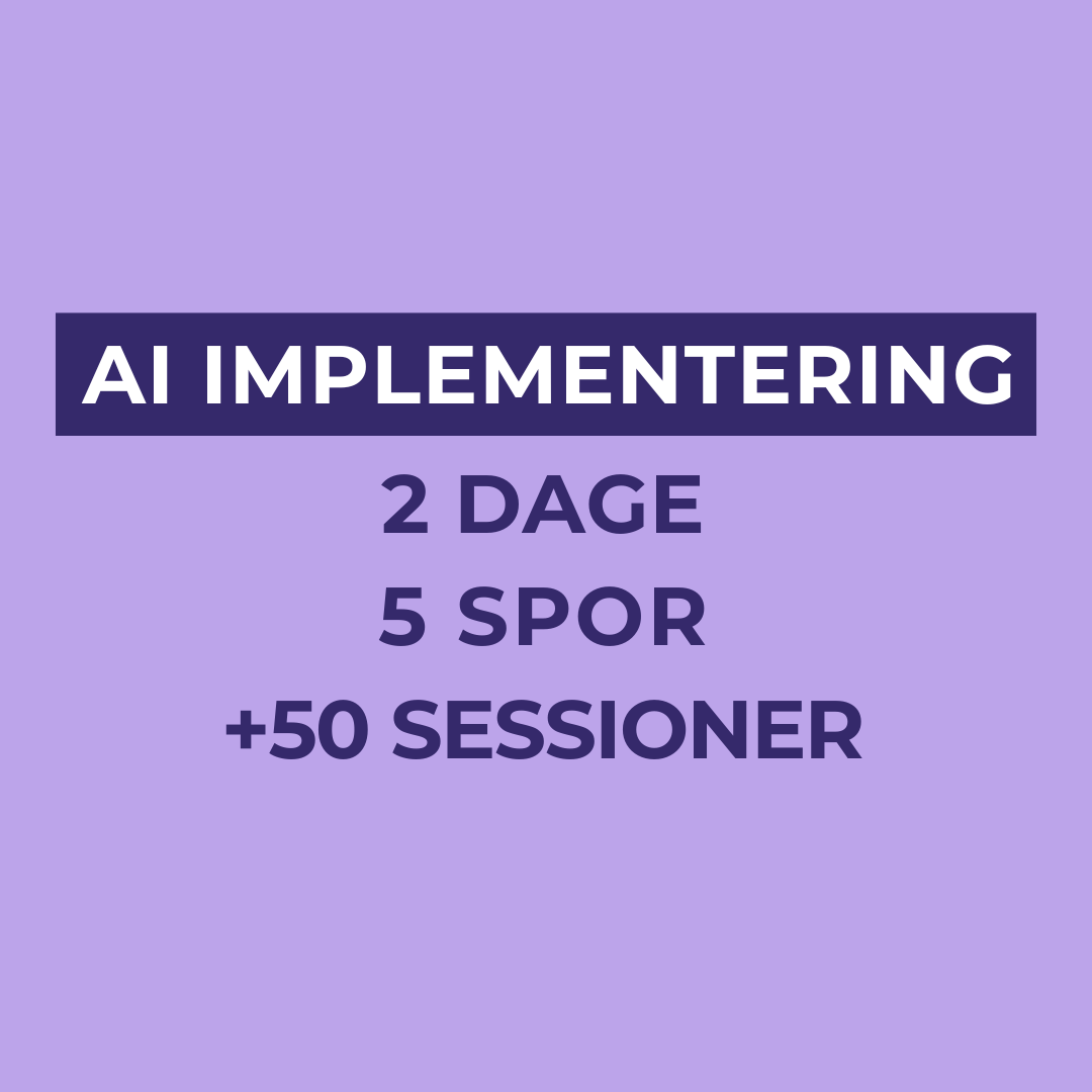 Konferencen Fælles AI Implementering